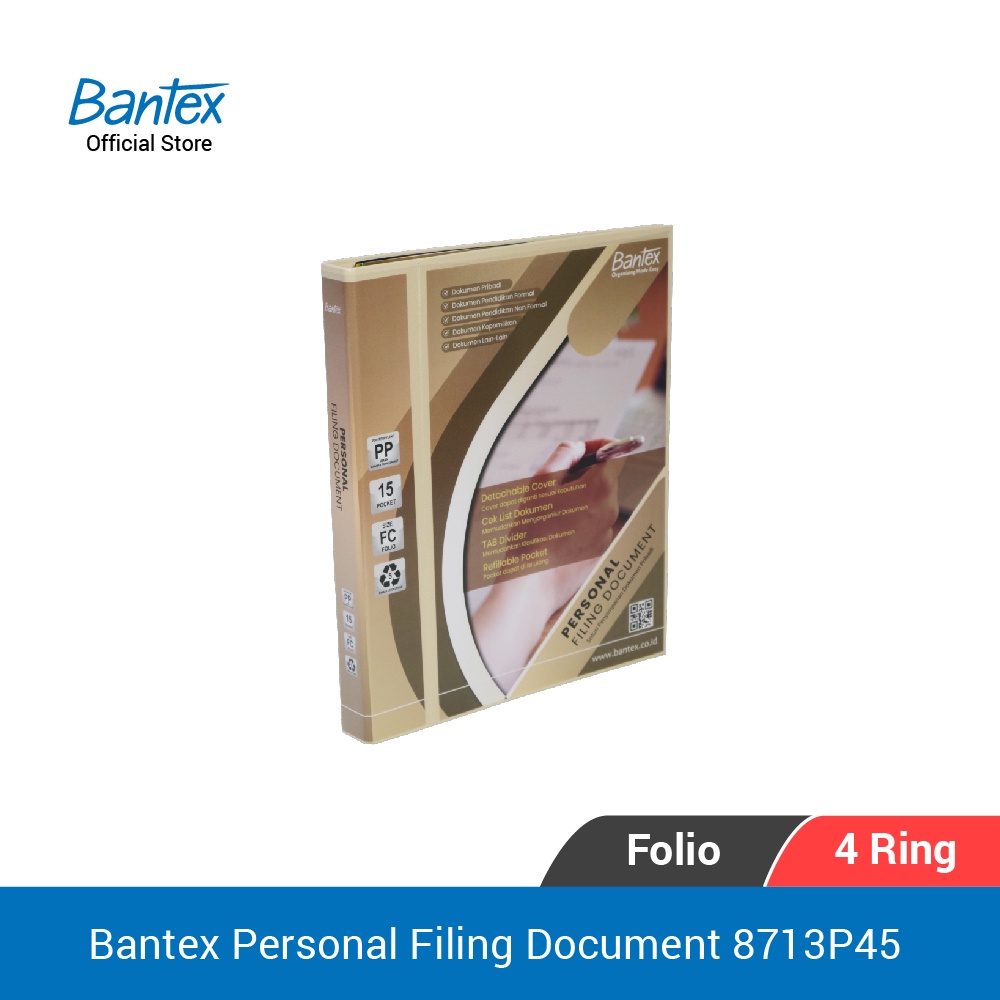 

[Artomas] Bantex Binder Personal filing - 8716P45