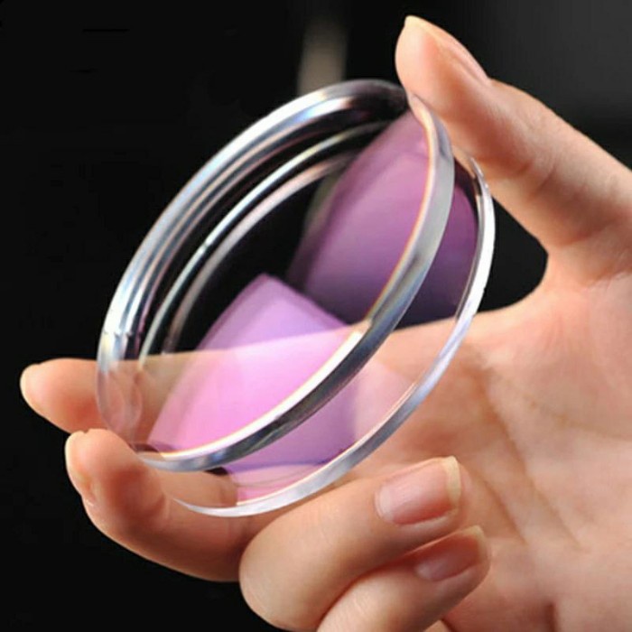 Lensa kacamata bahan kaca Photocromic - Kaca Clear