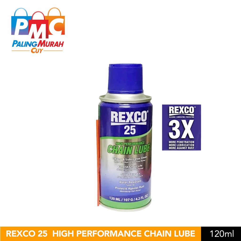 

Rexco 25 Pelumas Rantai (High Performance Chain Lube) 120 Ml