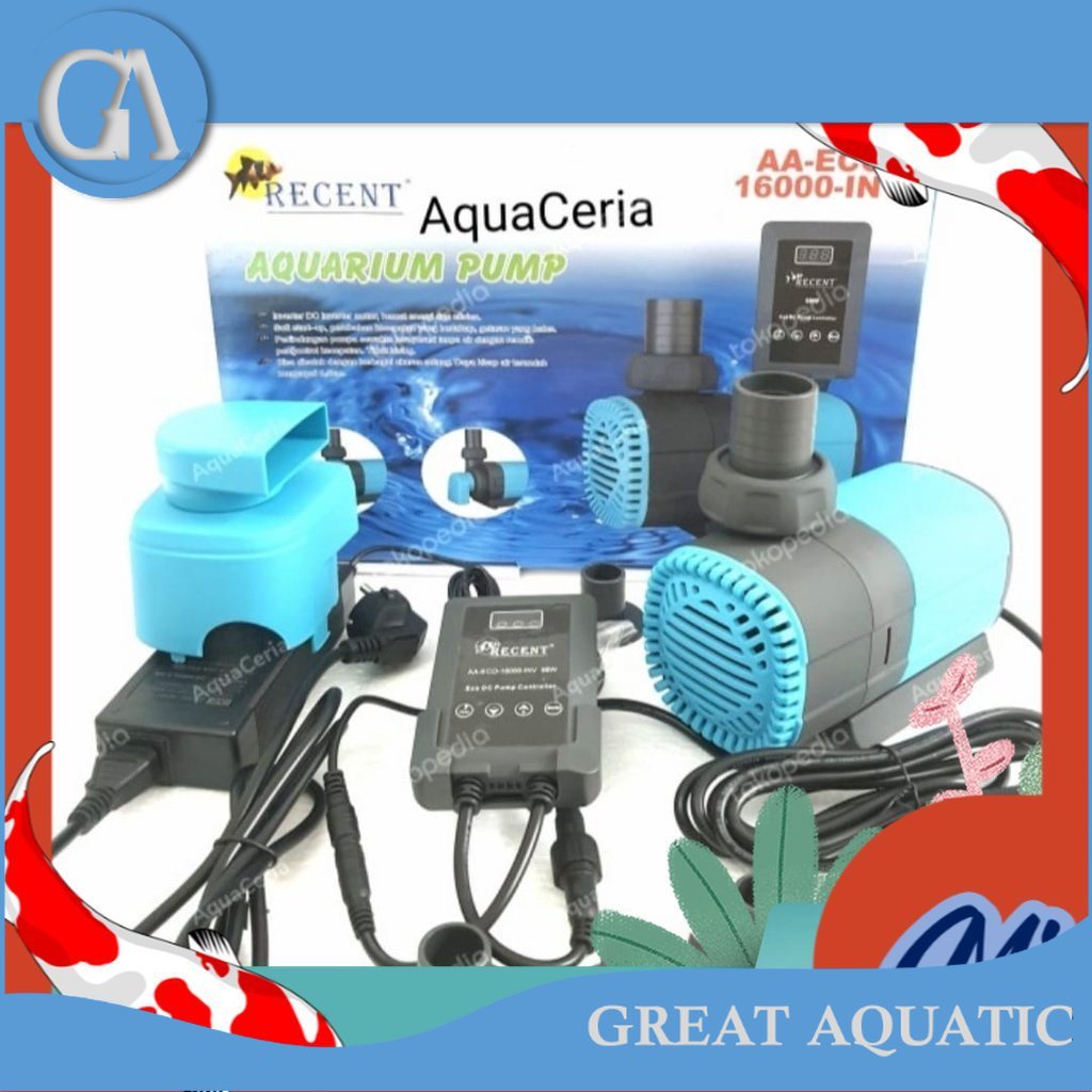 pompa celup air kolam kelas dewa RECENT AA ECO 16000