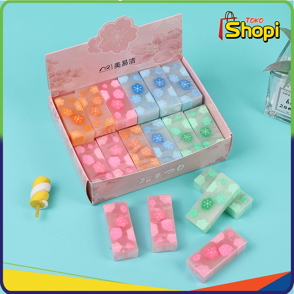 

Penghapus Pensil Karet Sekolah Motif Bunga Bahan Import Lucu 1079