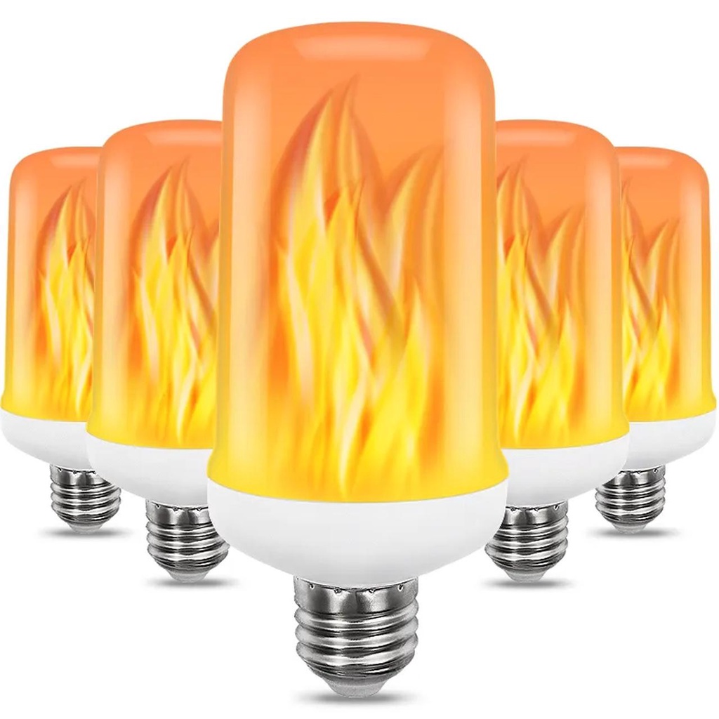 Lampu LED Api / Bohlam LED Fire Flame / Lampu Efek Api 3 Mode 3 Watt