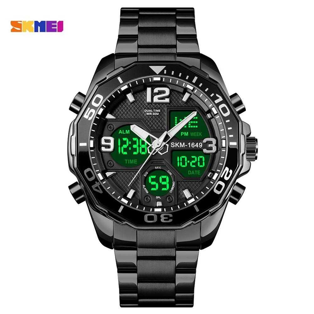 SKMEI Jam Tangan Analog Digital Pria Stainless Steel - 1649