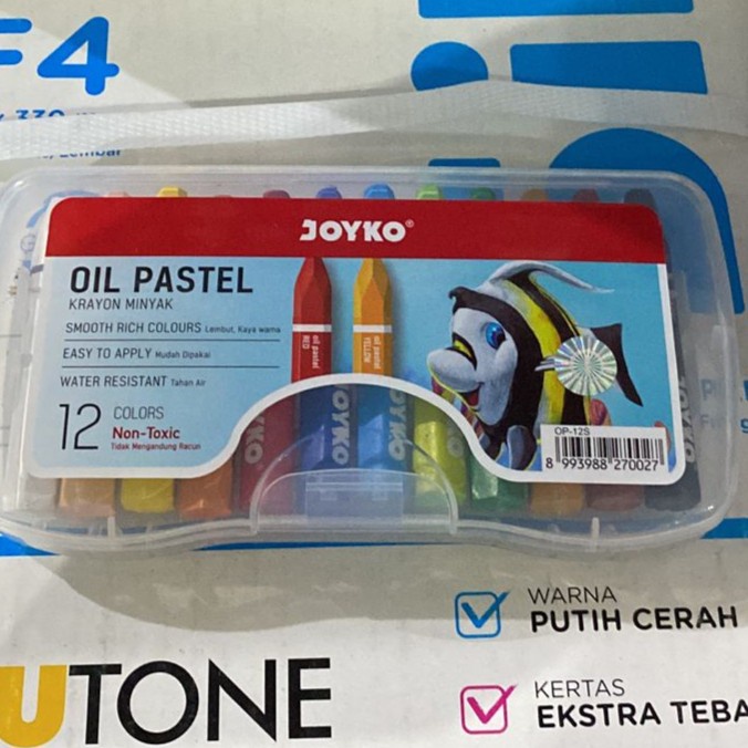 

Crayon Titi Joyko 12 Warna / Oil Pastel Titi Joyko 12