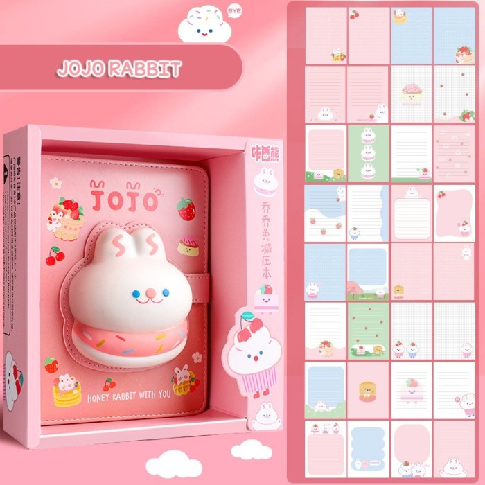 

BUKU DIARY FREE SQUISHY BINDER JURNAL PLANNER ANAK NOTEBOOK MEMO KOREA - A6 UNICORN
