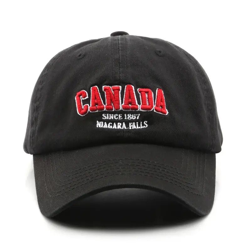 Topi Baseball Bordir Canada Import Premium Kekinian