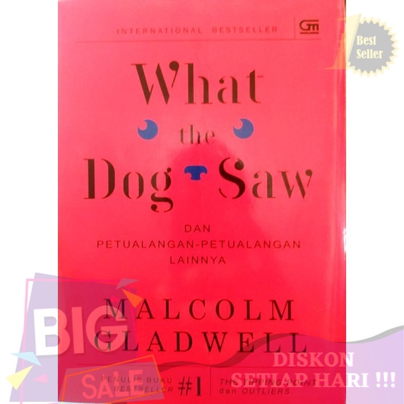 

BEST SELLER BOOK Buku Motivasi What The Dog SAW - Malcolm Gladwell - BISA COD