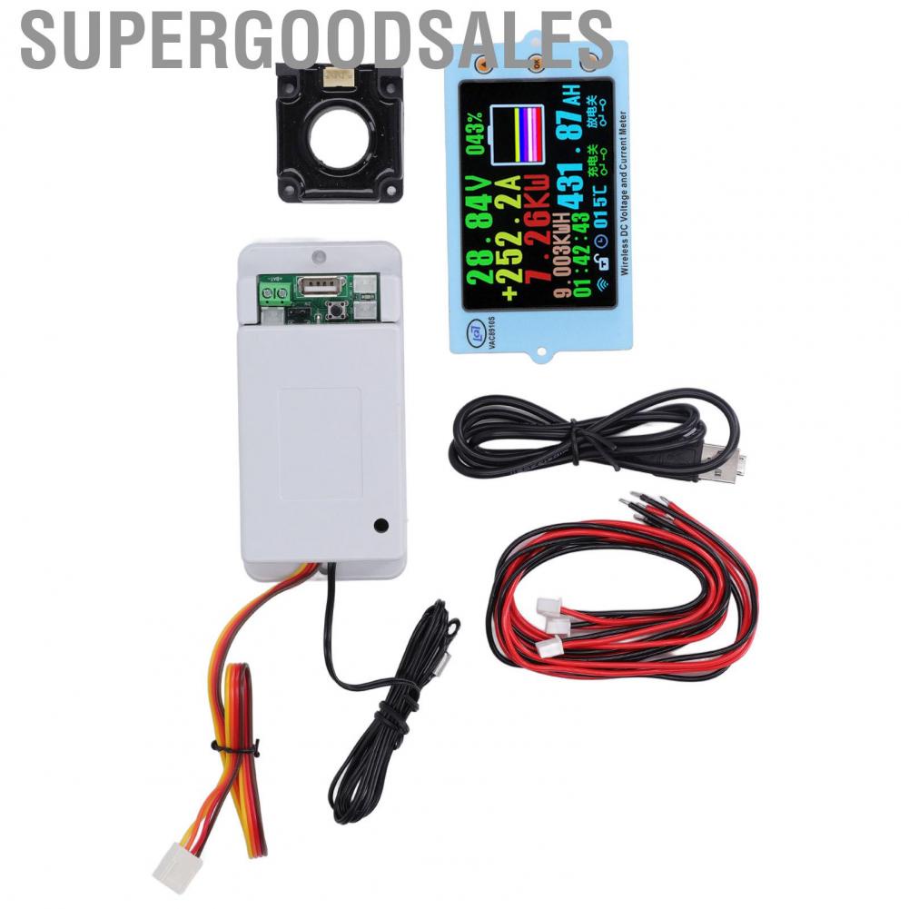 Supergoodsales Digital Voltmeter Ammeter Volt Gauge With Color Screen