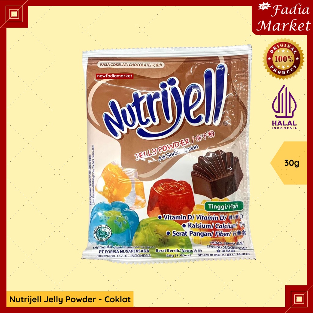 

Nutrijell Jelly Powder Bubuk Coklat 30g