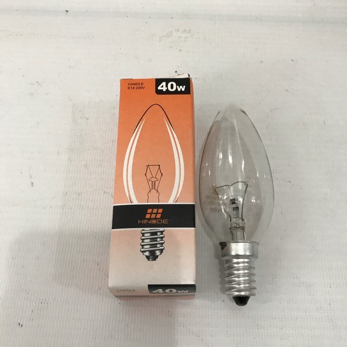 Lampu Bohlam Pijar Candle E14 40 Watt
