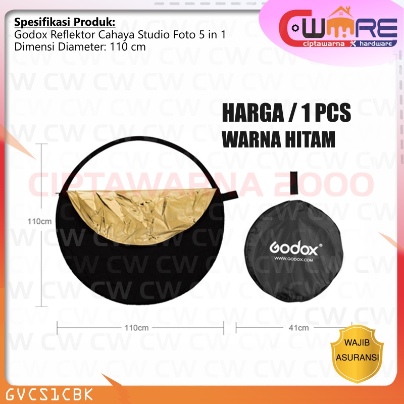 Reflektor Pemantul Cahaya Studio Foto 5 in 1 - BDB CW2H