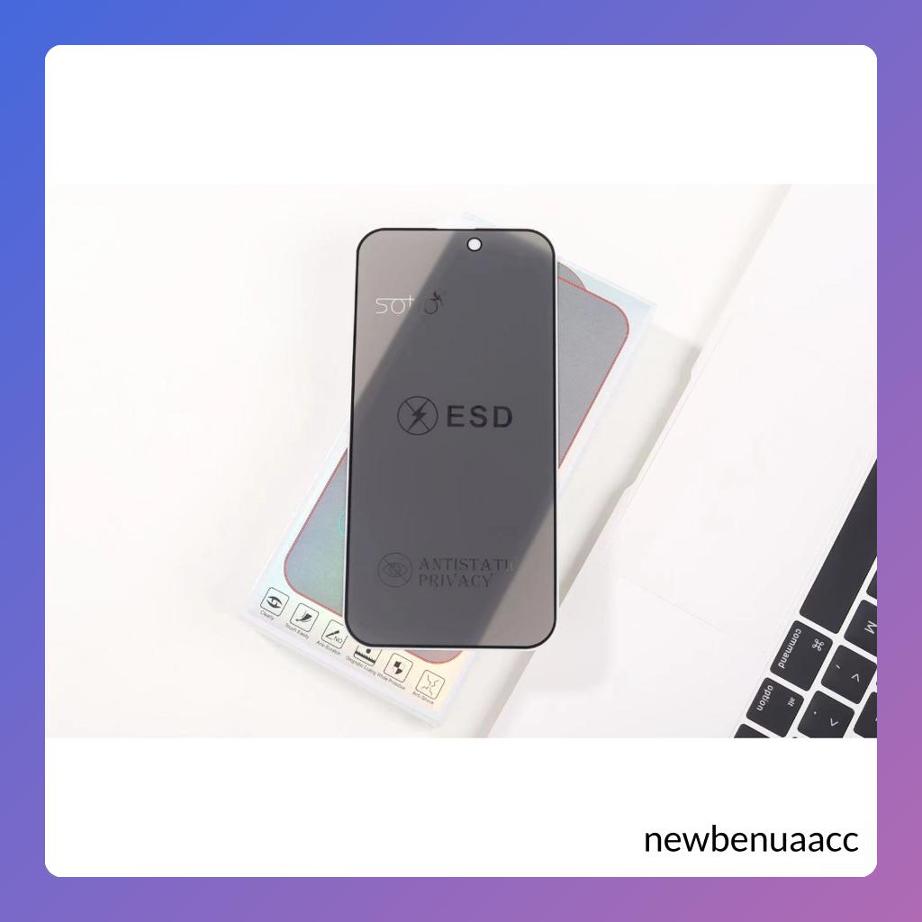 TG Kaca AY Tempered Glass Anti Static SPY for Iphone 6 6s 6+ 6s+ 7 8 7+ 8+ SE X Xr Xs Max 11 12 13 1