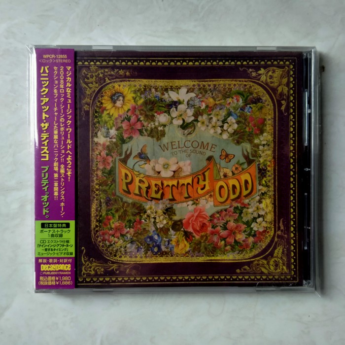 CD PANIC AT THE DISCO PRETTY ODD JAPAN OBI