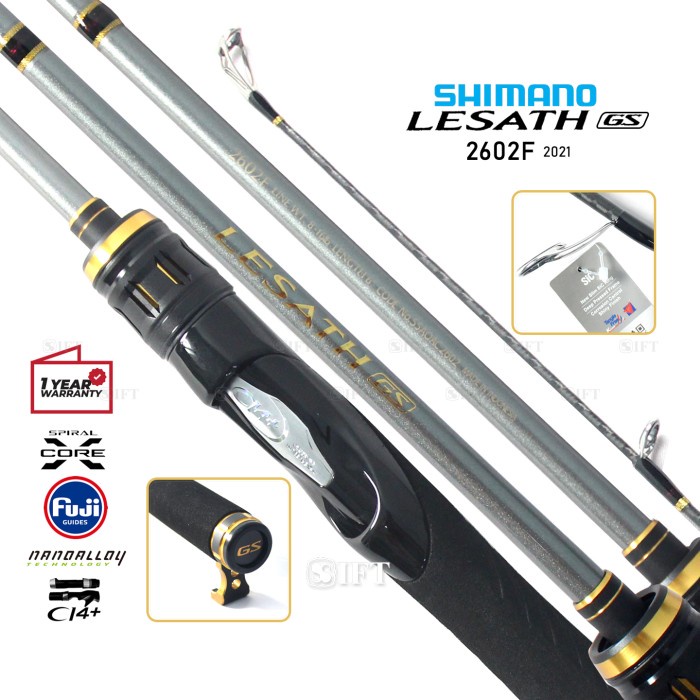ORIGINAL - Joran Shimano LESATH GS 2562 2602 | Fuji CI4+ Galatama 2021 Original - 2602