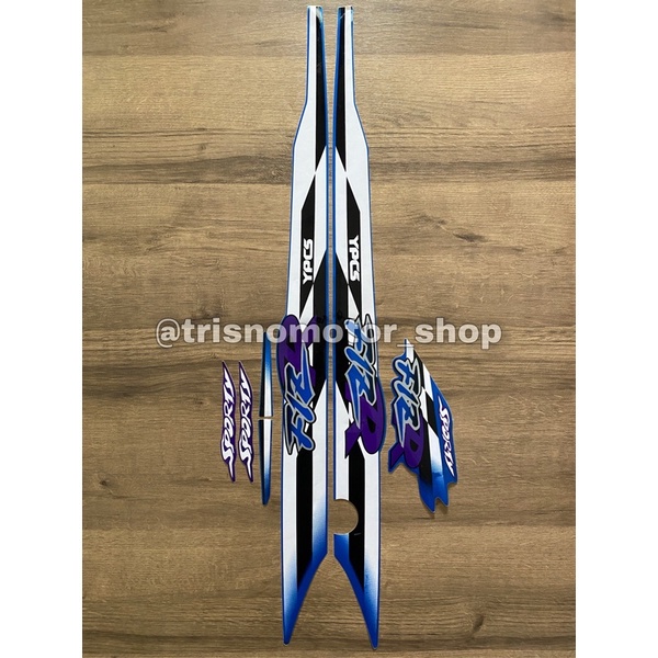 Striping stiker sticker lis body motor Yamaha fiz r F1Z R Fiz R 1996 1997 biru standar polet fiz 98 