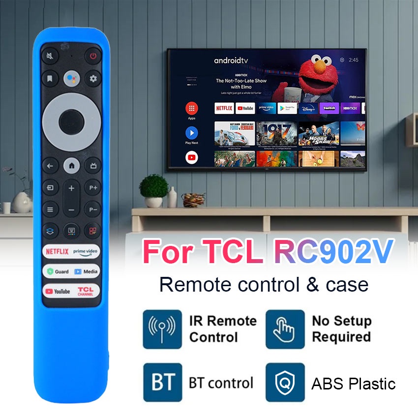 Remot Remote Tv Tcl Android Smart Rc902V Tcl Voice - Remote - Remot - Original - Remot Tcl - Smart