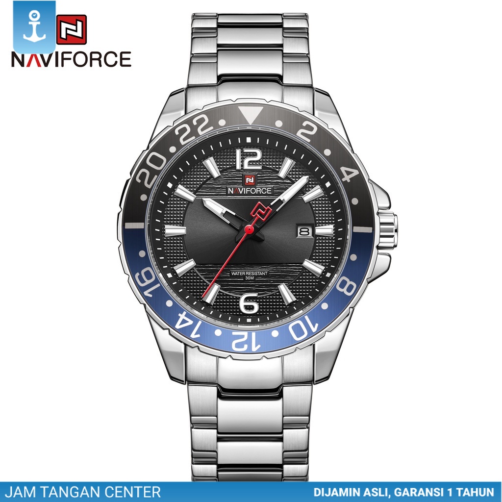 NAVIFORCE Jam Tangan Pria NF-9192M STAINLESS STEEL