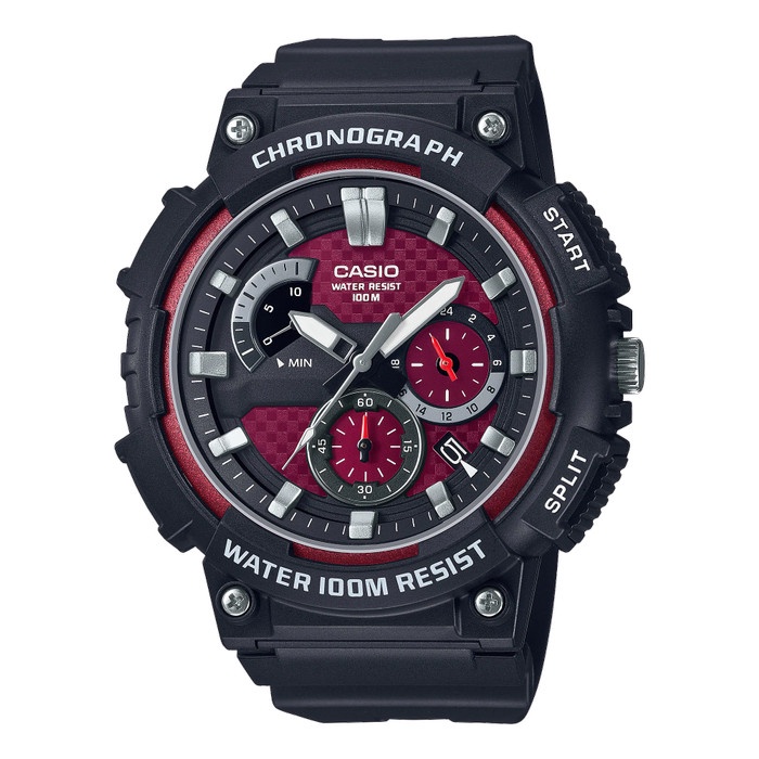 Original 100% CASIO MCW-200H-4AVDF Jam Tangan Pria Chronograph MCW200 Garansi Resmi 1 Tahun