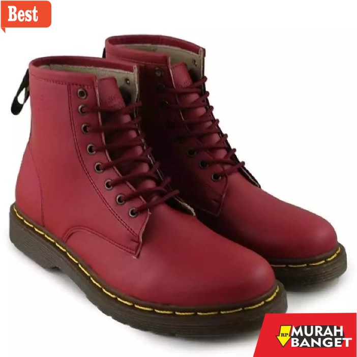 Boot pria terbaru- Sepatu Pria & WanitaRetro Boot Tinggi Pria Dr. Marteens Termurah - AthalaStore - 
