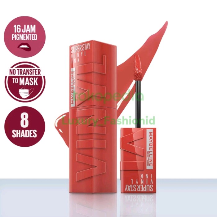 New MAYBELLINE SUPERSTAY VINYL INK LIQUID LIPSTIC - ORIGINAL - 20-Coy