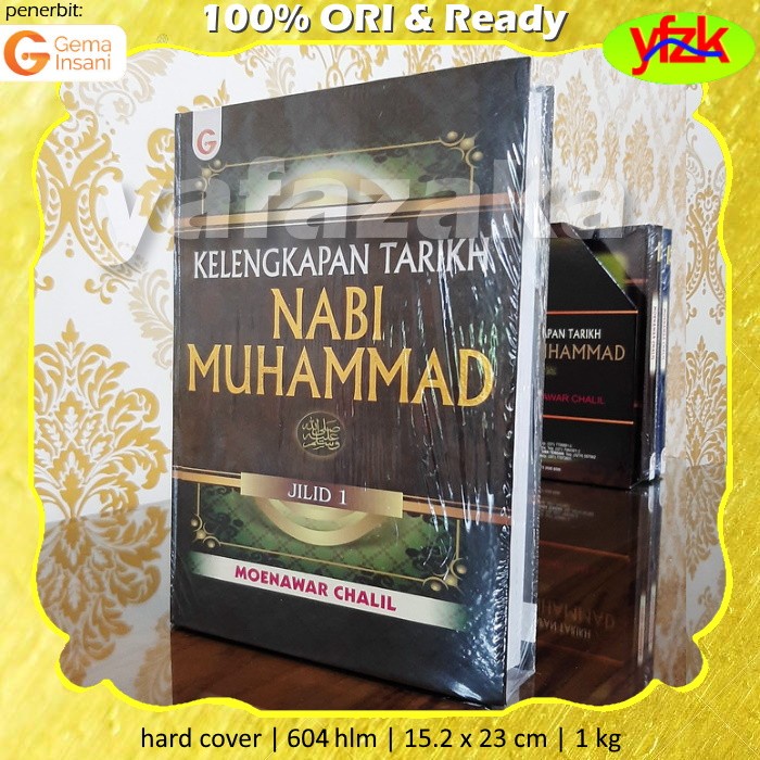 Buku Kelengkapan Tarikh Nabi Muhammad Edisi Lux Perjilid - KH Moenawar Chalil Munawar Kholil Sejarah