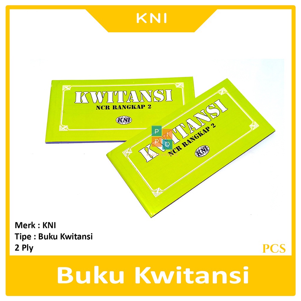

KNI - Buku Kwitansi Rangkap 2 NCR - Pcs