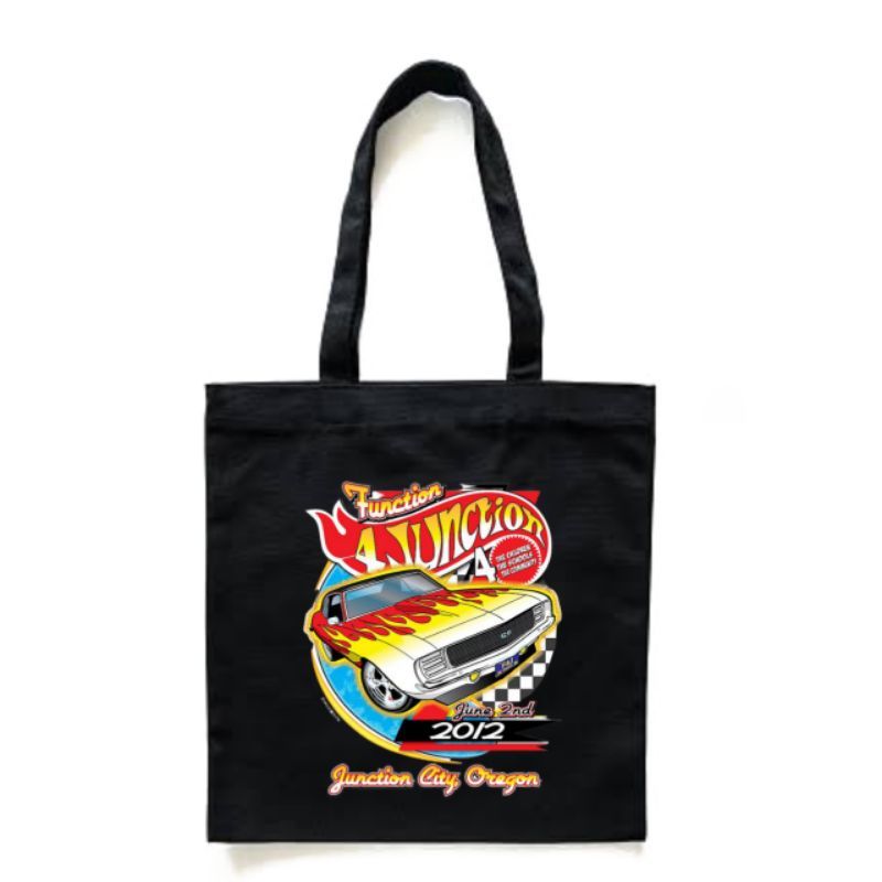 Totebag VINTAGA NASCARFUNCTION JUNCTION HOTWHEELS logo tas tote bag resleting pria wanita unisex can
