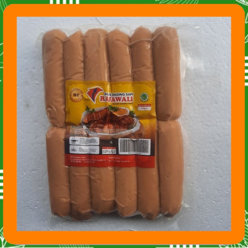 

Sosis daging sapi rajawali & bandoong isi 12. 500 gram Best Seller