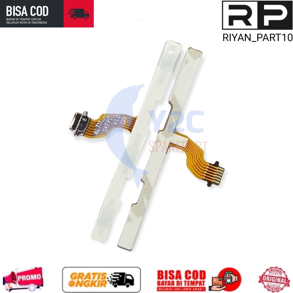 Flexibel Flexible On Off Tombol Power LENOVO A2010 + VOLUME / Fleksibel Tombol Power
