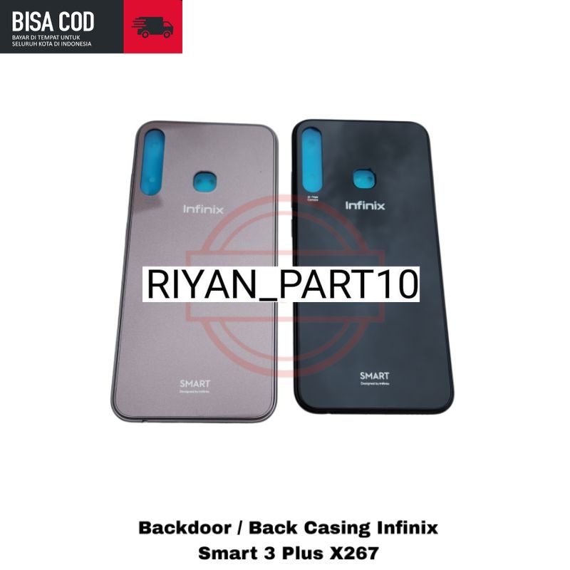 Tutup Belakang Backdoor Backcover INFINIX SMART 3 PLUS BACK CASING HOUSING / Back Cover Back Door Ba