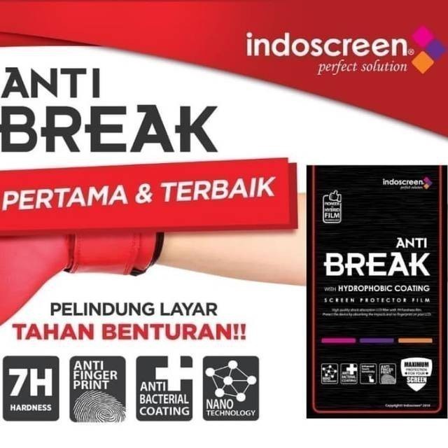 Anti Gores Indoscreen Anti Break ZTE Nubia M2/M2 Lite