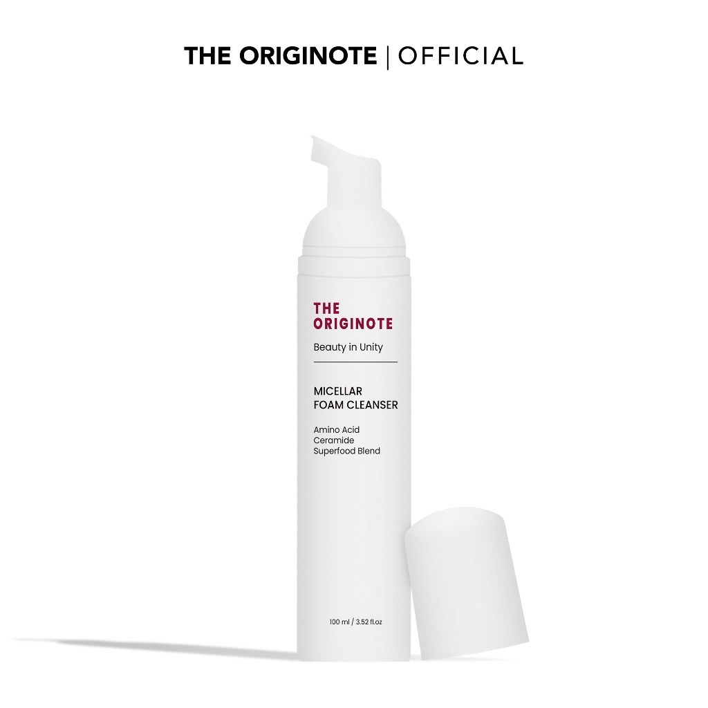The Originote Micellar Foam Cleanser Sabun Cuci Muka Face Wash Originote Facial Cleanser Pembersih W