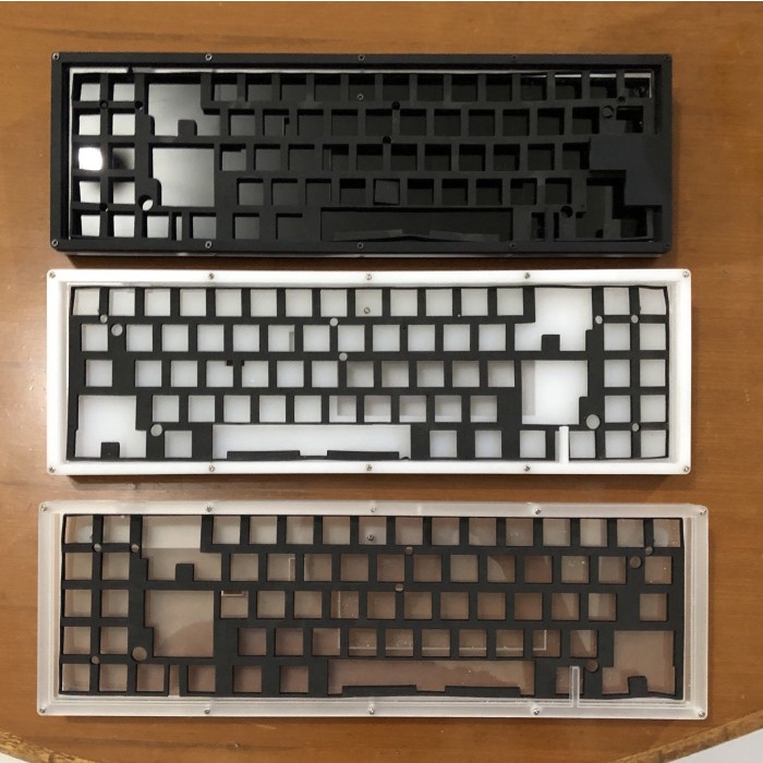 Case Akrilic Keyboard Mechanical Royal Kludge RK71/Rexus Daxa M71 - + Plate EvaFoam, 71 Keys