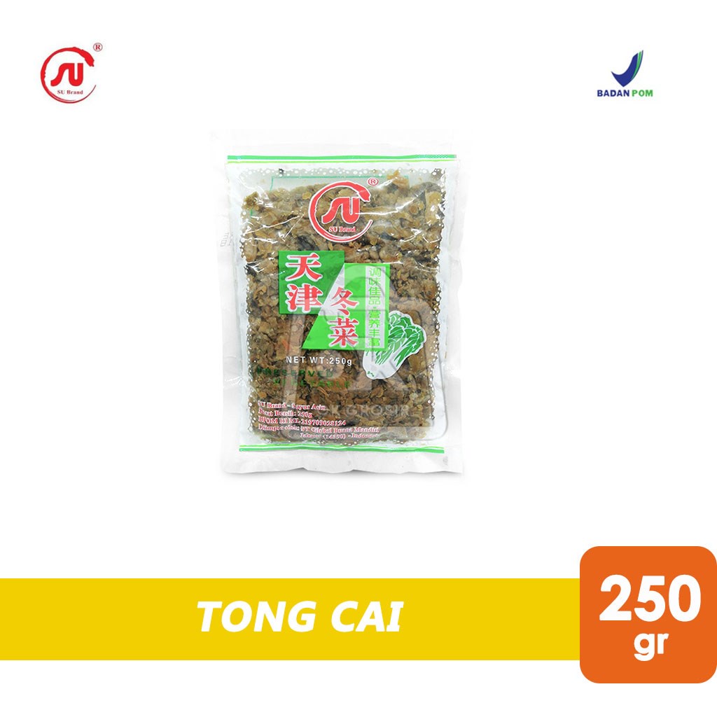 

Sayur Asin Tong Cai Tongcai Dongcai Tongcay SU BRAND (250 gr)
