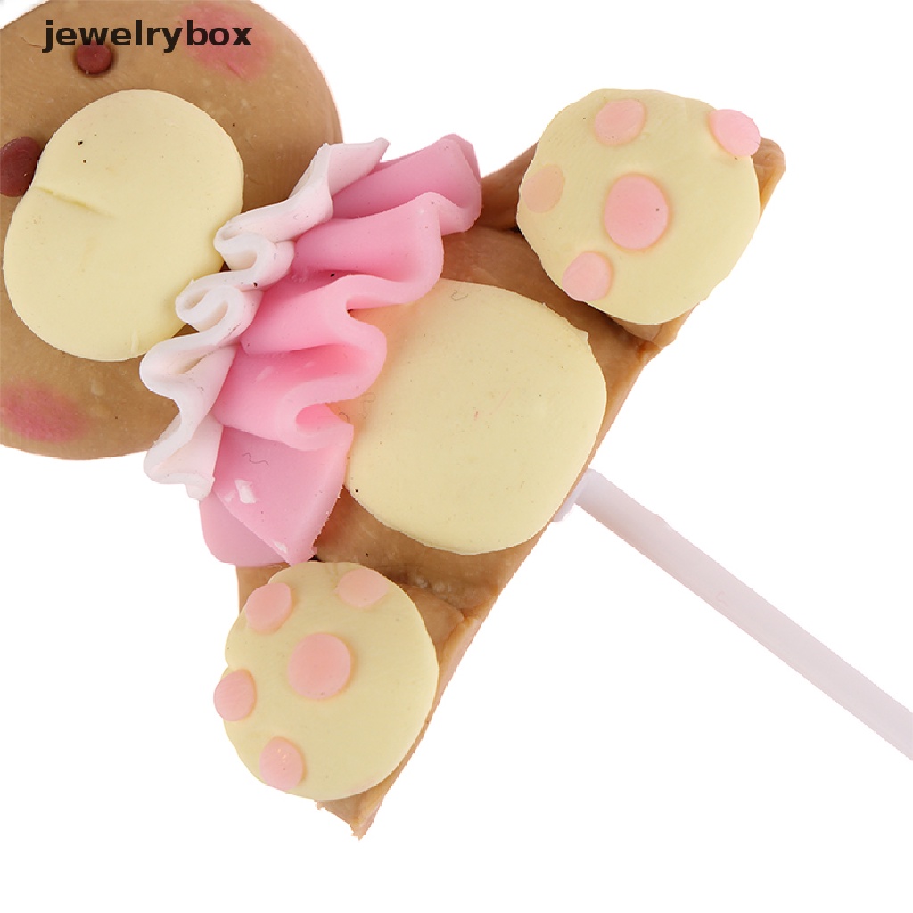 [jewelrybox] Kartun Beruang Indah Pesta Ulang Tahun Kue Topper Baking Dessert Kue Dekorasi Butik