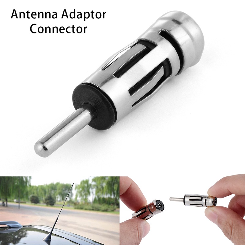 1pc Adaptor FM Antena Radio Mobil Universal/Konektor Konversi Stereo Otomotif/Aksesoris Colokan Aerials Audio Kendaraan