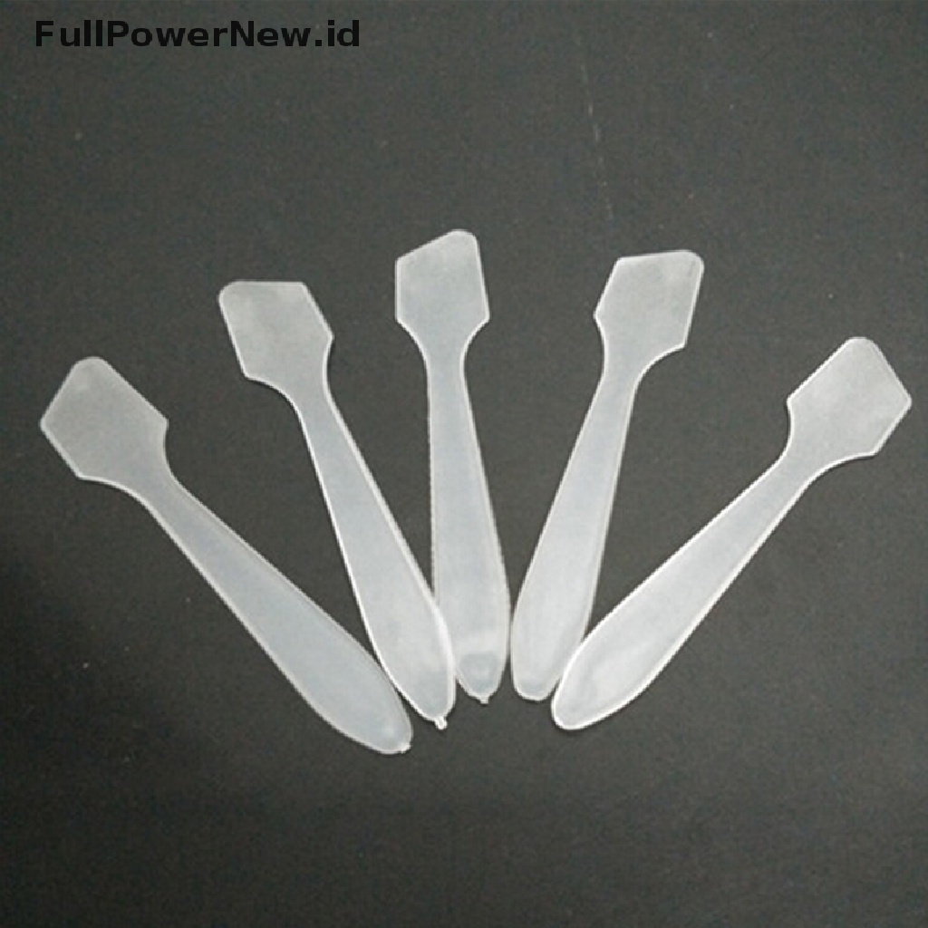 Power Sendok Plastik Untuk Cream Mixing Spatula Spoon Stick Makeup DIY Tools Aksesoris ID