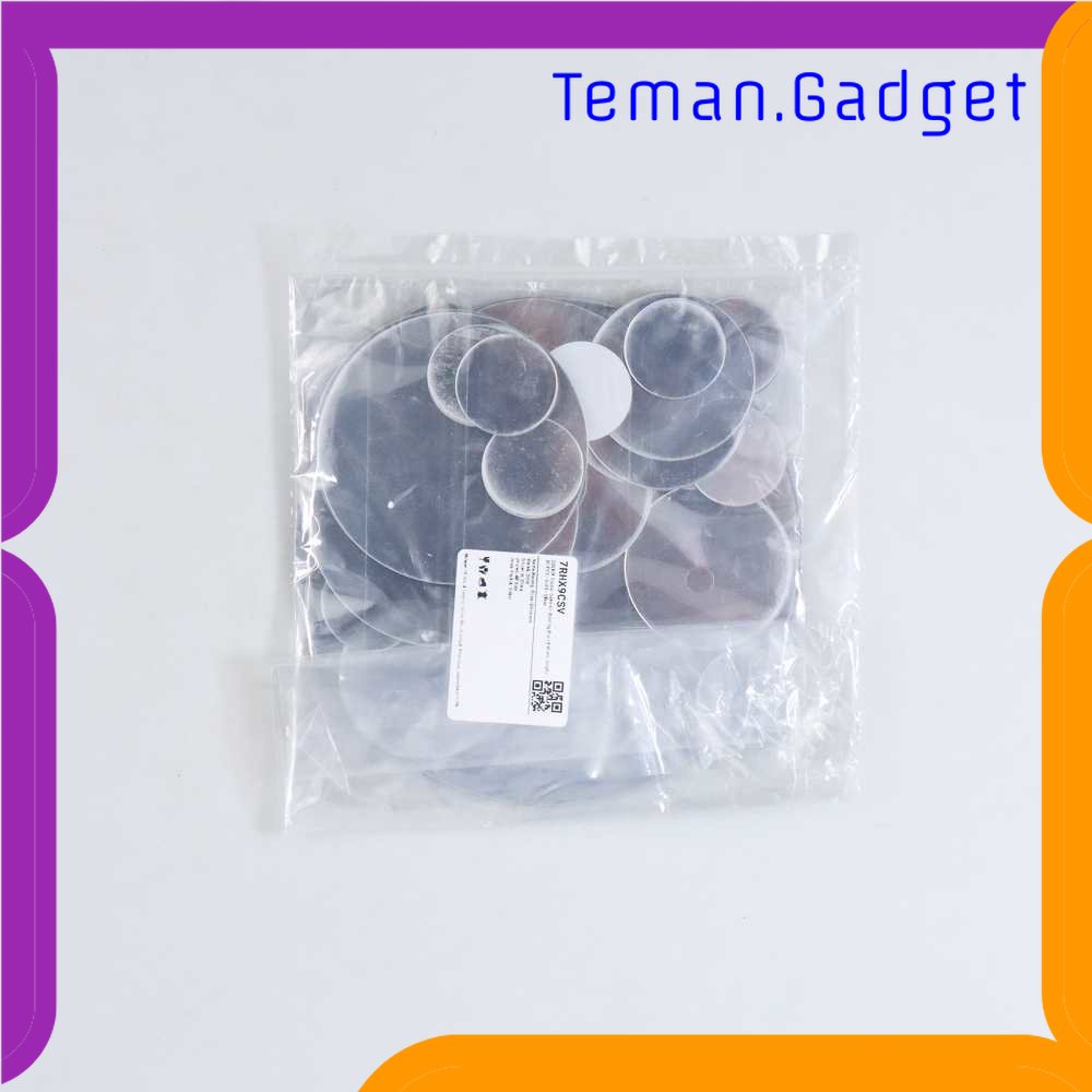 TG -  ART SOLEDI Sticker Dekorasi Dinding Round Mirror Acrylic 30 PCS - SL03