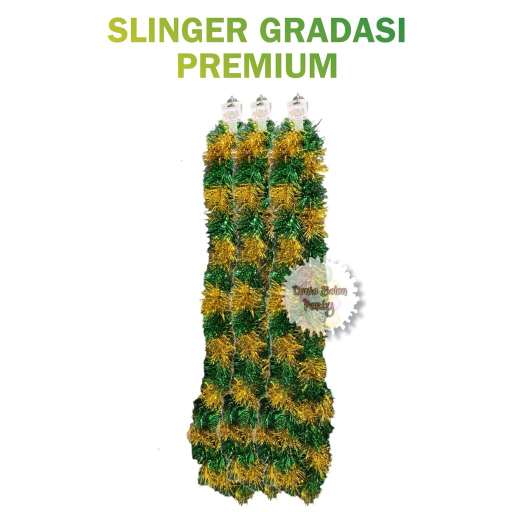 Slinger Idul Fitri Lebaran / Tinsel Dekorasi Idul Fitri Gradasi Premium