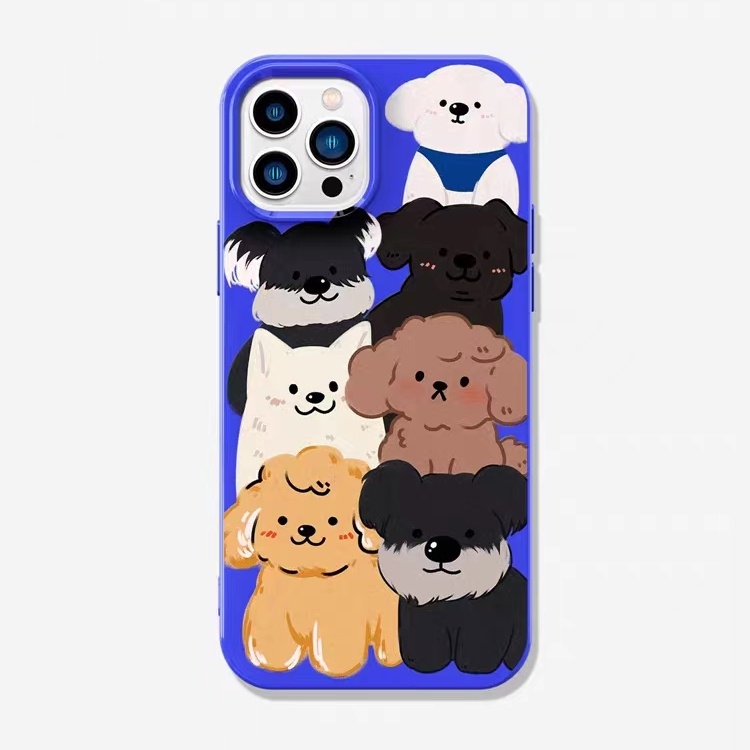 Iphone 14Plus iPhone 14seri TPU Soft Case Phone Case ins Kamera Perlindungan Iphone14 13 11 14Plus Pro Max7 8Plus X XR 12mini 13mini Empat Sudut Shockproof