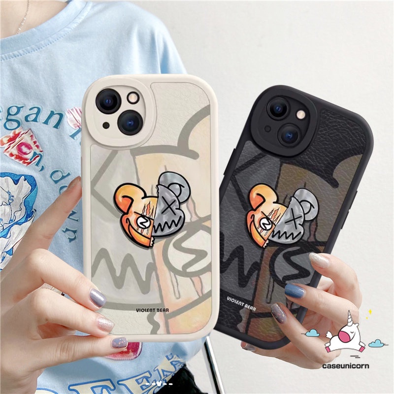 Untuk Vivo Y17 Y02s Y11 Y36 Y15s Y02 T Y35 Y16 Y20i Y20 Y22 Y21 V25E Y15 Y12 Y22s Y30 Y33s Y51 V25 V23E V23 Y91 Y12i Y91C Y21s Y15A Y31 Y22s Y21A Merek Trendi Violent Bear Soft Case