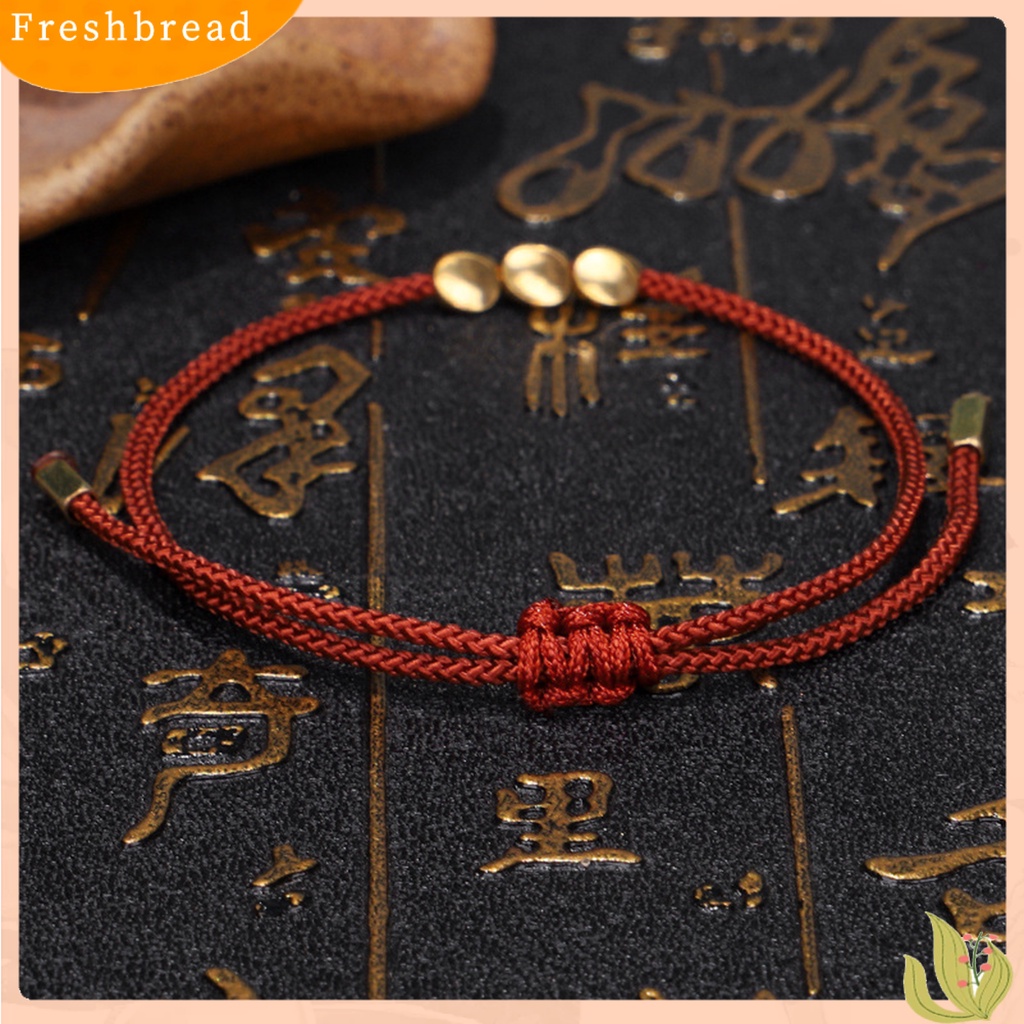 &lt; Freshbread &gt; Gelang Persahabatan Dengan Charms Adjustable Handmade Temperamen Hias Hias Aksesoris Unisex Handmade Braided Bracelet Untuk Kehidupan Sehari-Hari