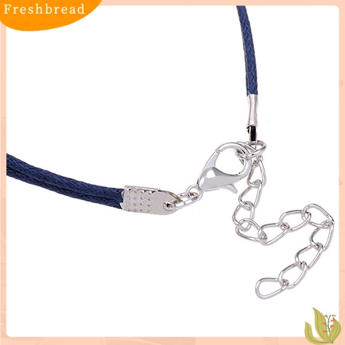 &lt; Freshbread &gt; Fashion Wanita Musim Panas Perhiasan Perak Jangkar Multilayer Tali Dikepang Gelang