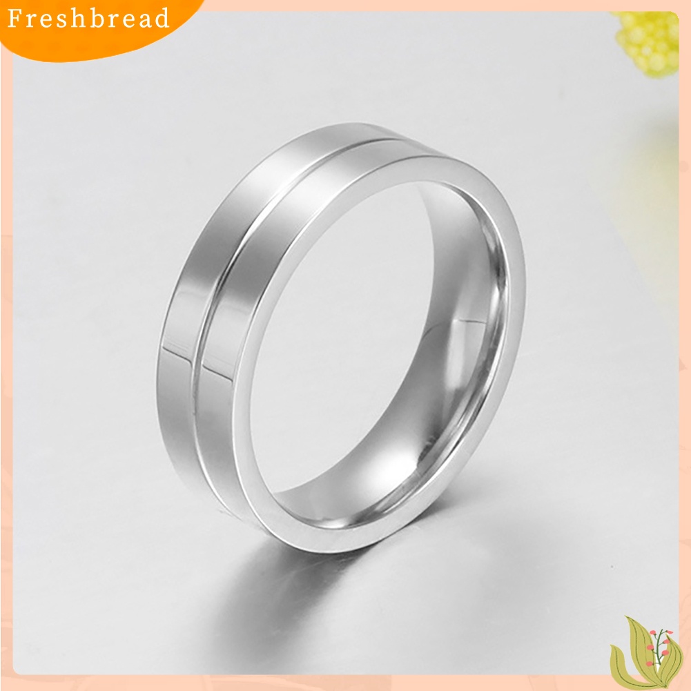 &lt; Freshbread &gt; Pasangan Kekasih Cincin Fashion Berlian Imitasi Bertatahkan Pesta Band Pertunangan Perhiasan Hadiah