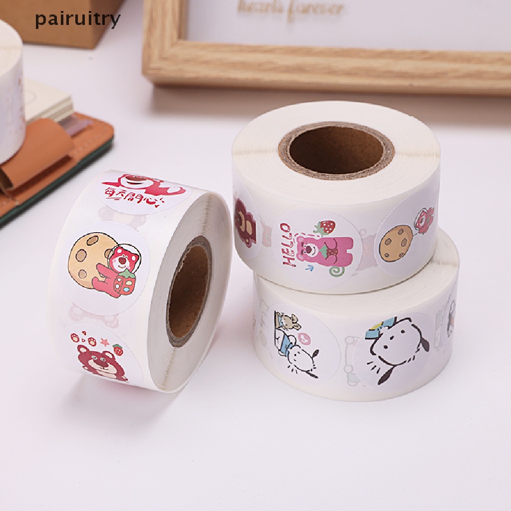 Prt 500stiker/Volume Stiker Kartun Lucu KT Kucing Bintang Pacha Anjing Kulomi Animasi Stiker Hias Kawaii PRT