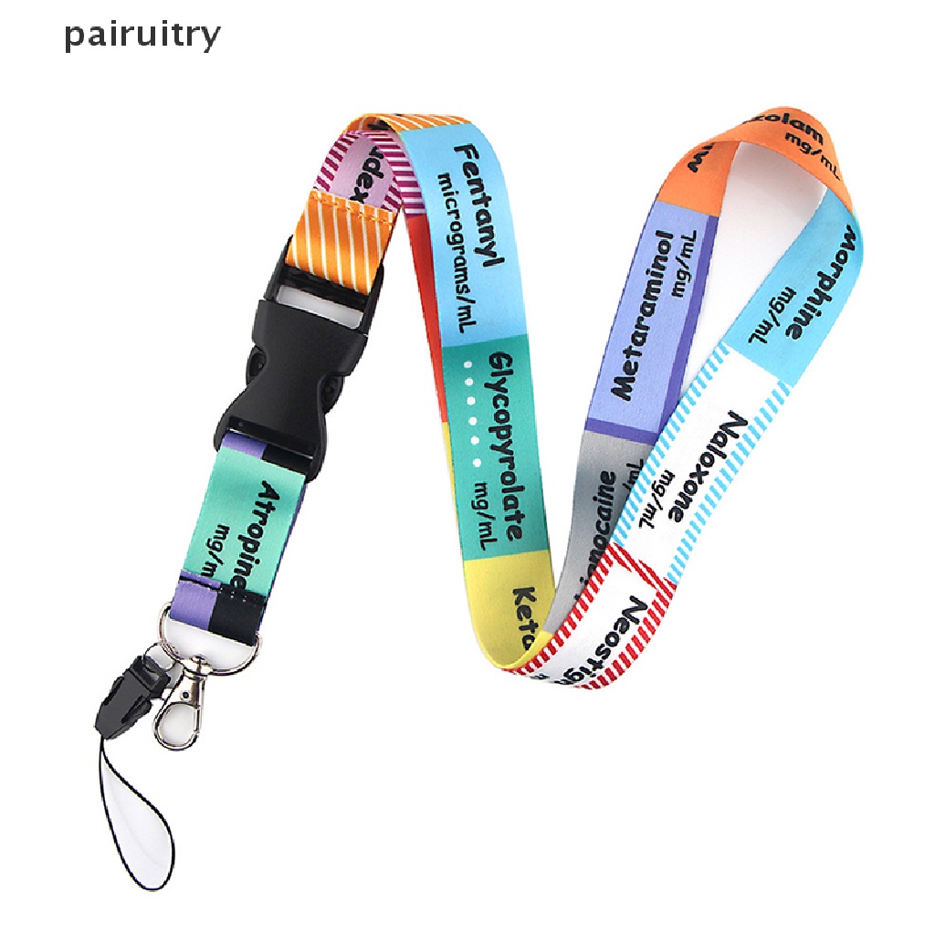 Prt Ransitute Lanyard Kartu Kredit ID Holder Tas Dokter Perawat Mahasiswa Wanita PRT