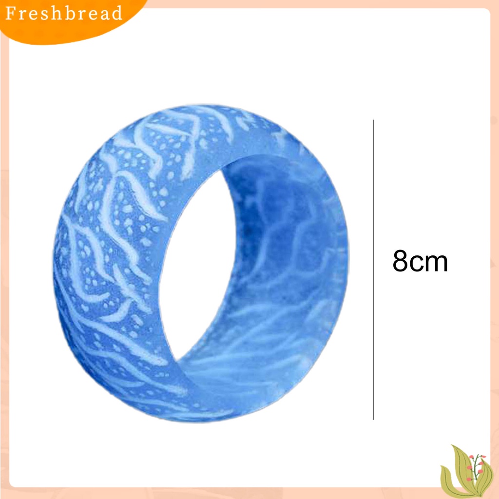 &lt; Freshbread &gt; Kreatif Unisex Pola Retak Bercahaya Glow Cincin Fashion Perhiasan Aksesori