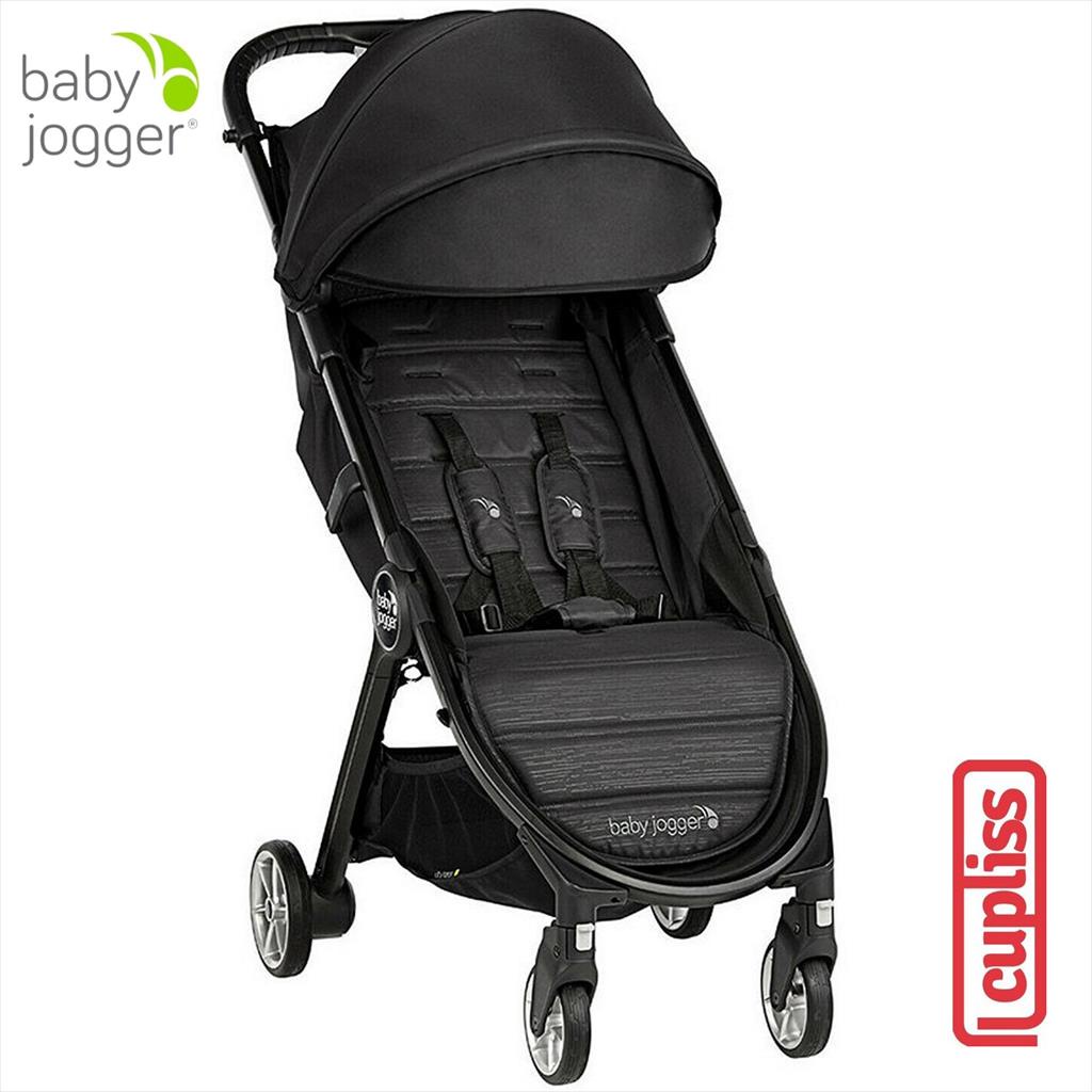 Baby Jogger Stroller Folded City Tour 2 Pitch Black Lipat