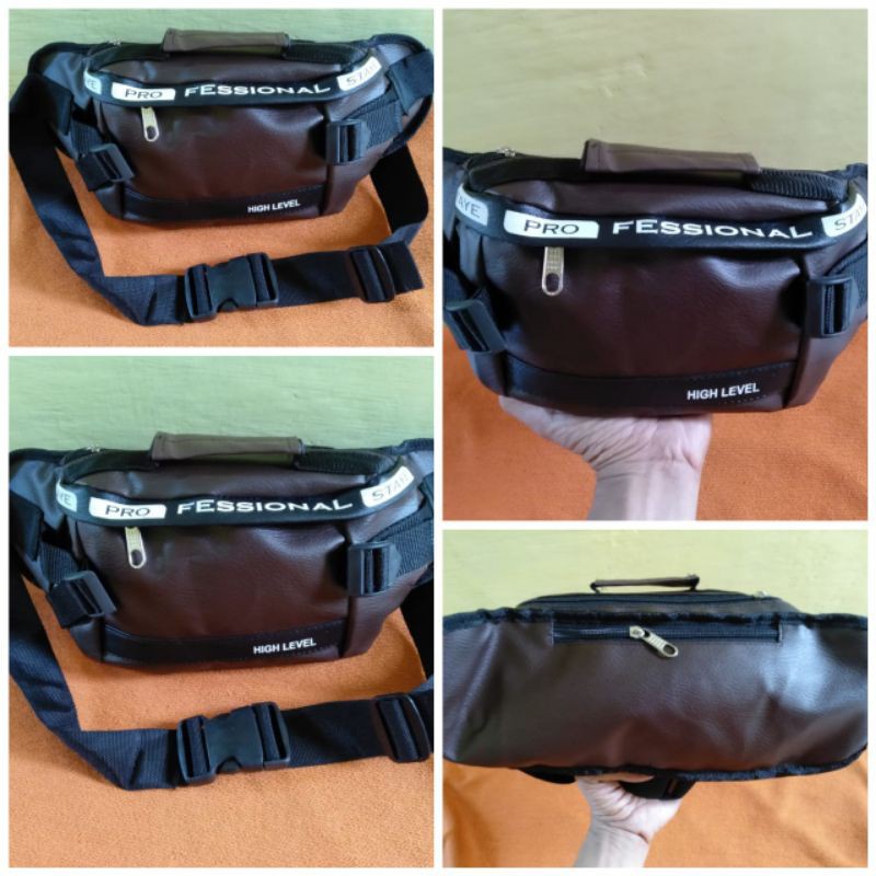 WAISTBAG TAS PINGGANG PRIA WANITA KULIT