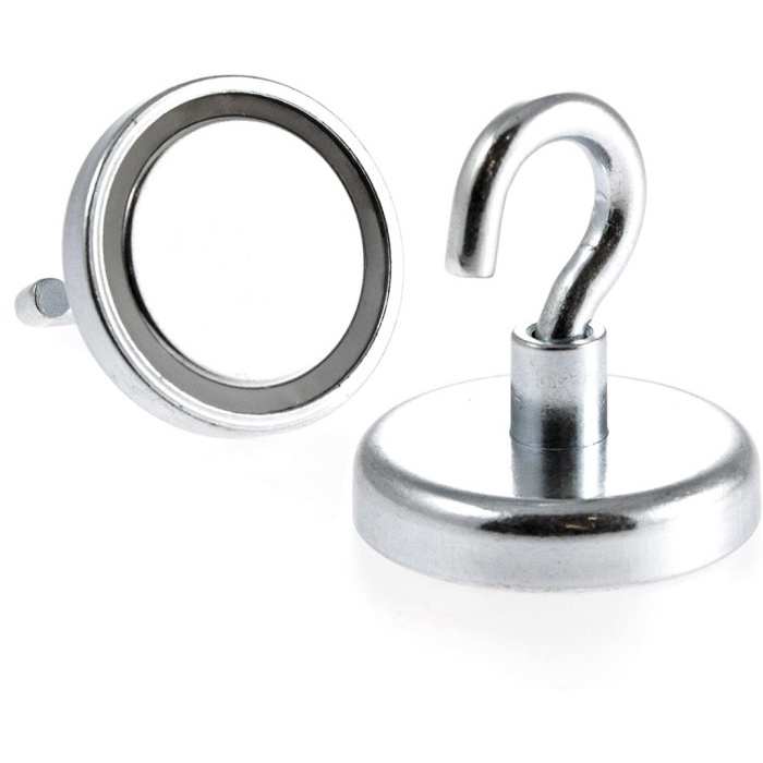 Magnet Tempel Gantungan Kuat Open Hook Kait Strong Neodymium Magnetic